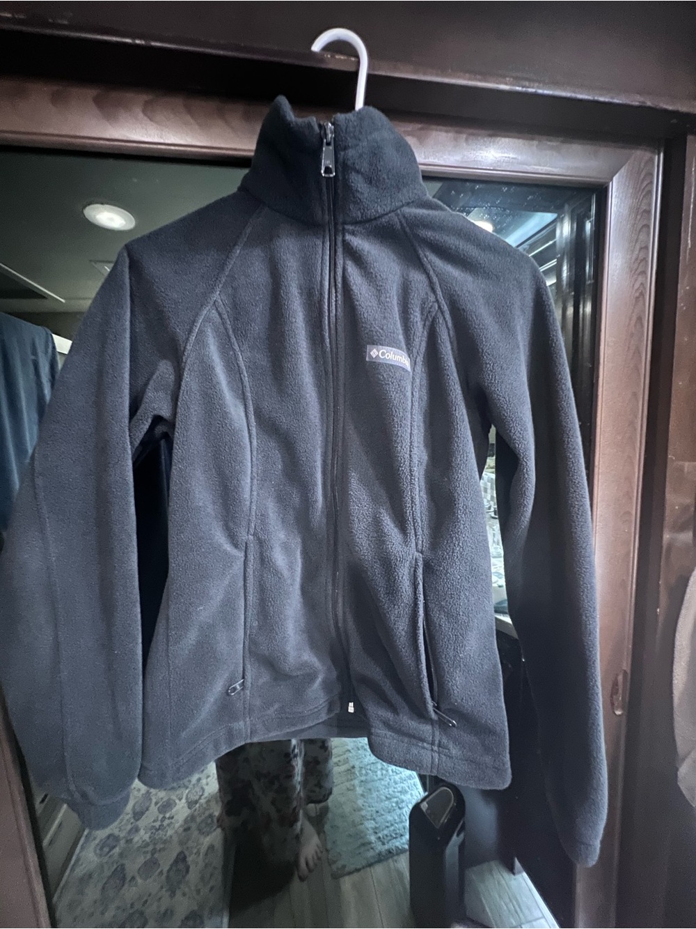 Columbia Black Fleece Jacket - Full-Zip
